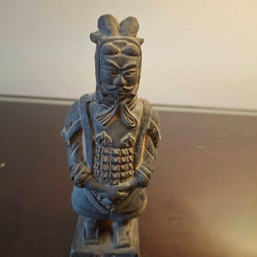 Terracotta Army replica collection, 4 ceramic statues from China
