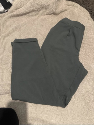 Pink Woman office pants like new, green size M