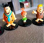  6 Συλλεκτικές Φιγούρες από την παιδική σειρά  Flintstones.