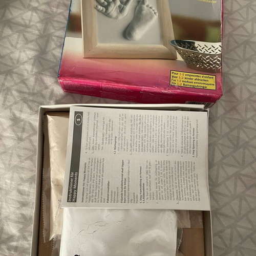 Happy Moments baby hand and foot print kit
