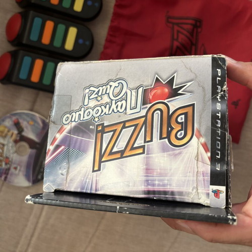 Buzz World Quiz Big Box PlayStation 3 PS3 used, Greek version without USB