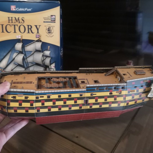 CubicFun 3D Puzzle HMS Victory like new, 189 pieces