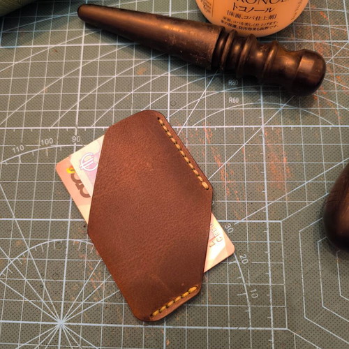 HANDMADE LEATHER CARD WALLET