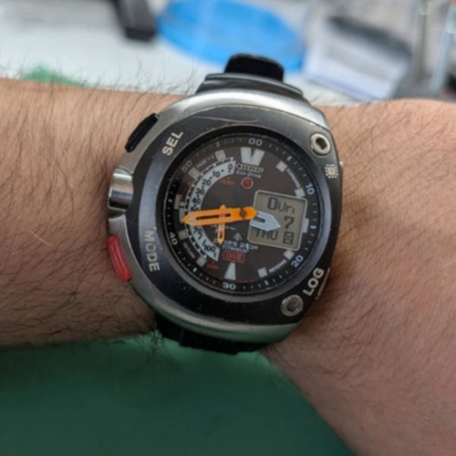 Citizen Promaster Aqualand Eco-Drive watch used