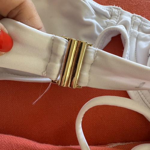 Sugarfree swimsuit like new, white with inner lining, size S