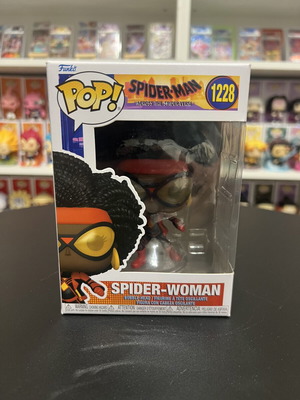 Funko Pop Spider-Woman 1228 used from Spider-Man Across the Spider-verse