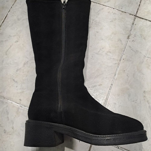 Boheme women's leather boots like new, size 38, black