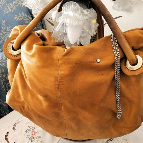 Sonia Rukiel leather shoulder bag used, authentic