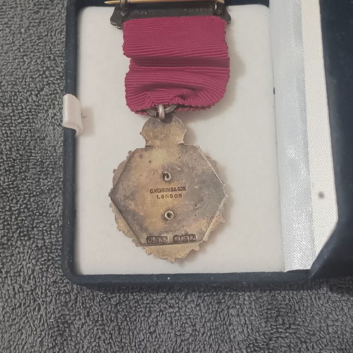 Ασημένιο μετάλλιο 1924 Royal Masonic Benevolent Institution μεταχειρισμένο