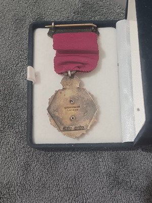 Ασημένιο μετάλλιο 1924 Royal Masonic Benevolent Institution μεταχειρισμένο