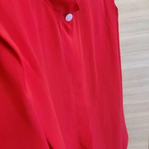 Shirt with transparency like new, coral color, size L