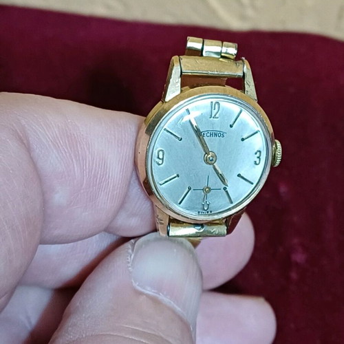 Technos wristwatch women's like new, Swiss made