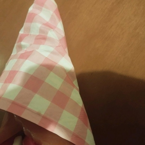 Original 18cm Candle in pita gyro design with tomato and potato