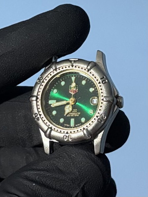TAG Heuer Professional 200 Quartz watch with green dial