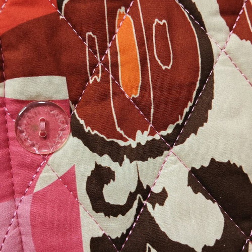 Karavan colorful quilted outerwear like new