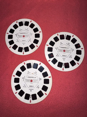 View Master Cinderella reels used, multilingual European edition