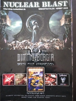 Nuclear Blast catalogues like new pack of 6
