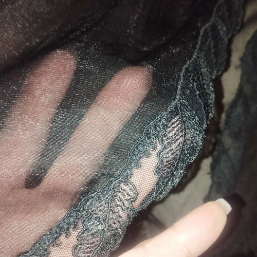Lingerie sexy baby doll black with lace like new
