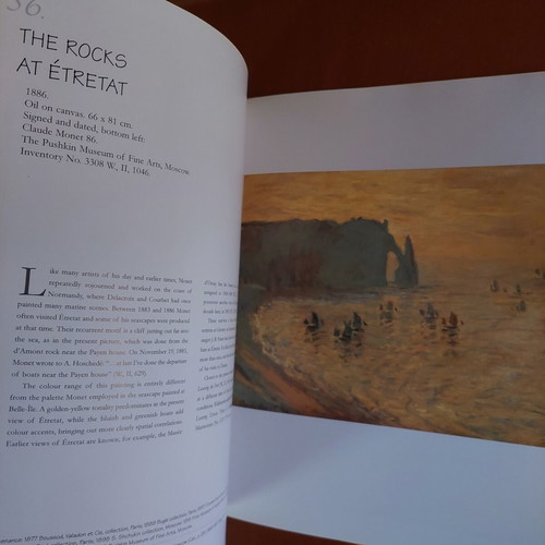Claude Monet Hardcover Book New with Rich Photographic Material
