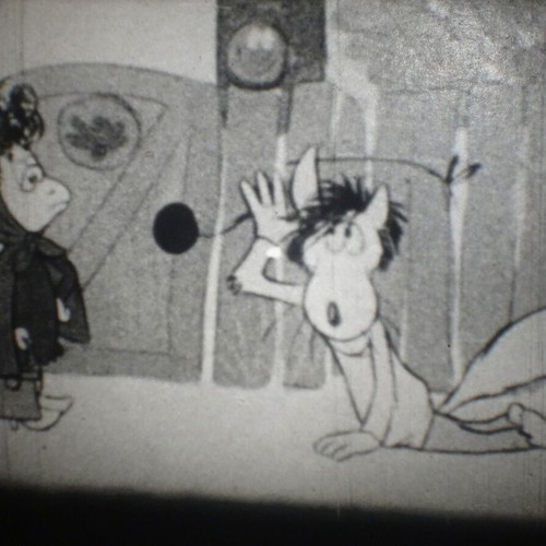 The Little Hungry Wolf Super 8mm film used, black and white, silent