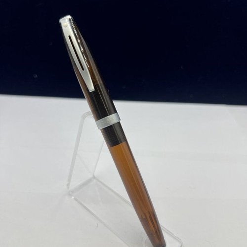 Sheaffer pen brown transparent new without box