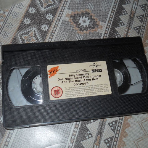 Billy Connolly One Night Stand Live VHS tape used with English subtitles