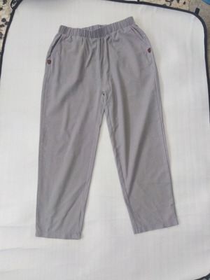 Women's gray fabric pants like new, size XL