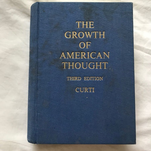 The Growth of American Thought book used, English, 1964 edition