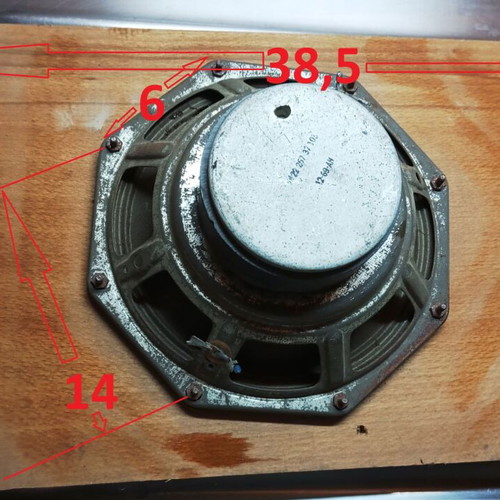 Speakers used, pack of 5 including tweeter