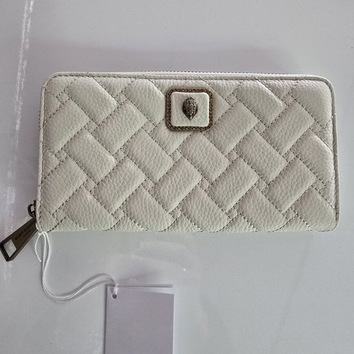 Kurt Geiger wallet new, beige leather with multiple compartments