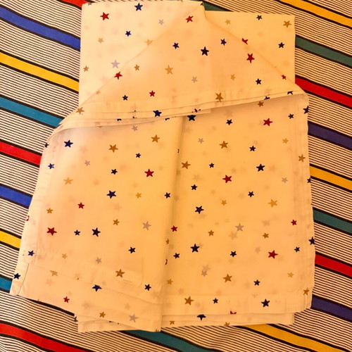 Zara Home children's sheet set like new with colorful stars