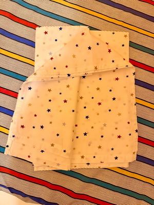 Zara Home children's sheet set like new with colorful stars