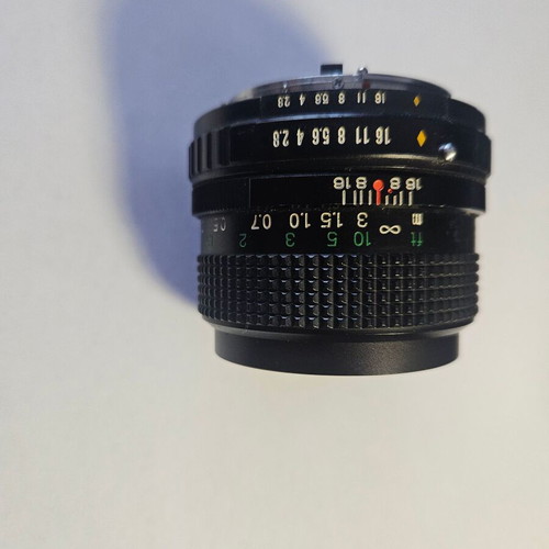 Fujica EBC Fujinon-W 35mm f/2.8 lens like new with adapter and UV filter