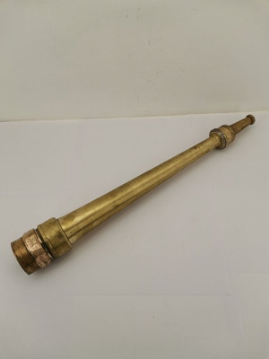 Bronze ship fire extinguisher nozzle used, 1950s vintage