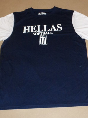 Hellas Softball T-Shirt Extra Large like new