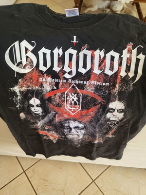 Gorgoroth shirt like new, black, size S