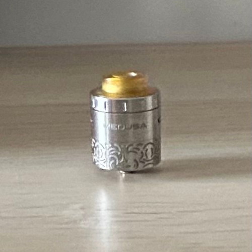 GeekVape Medusa RDTA atomizer like new, stainless steel