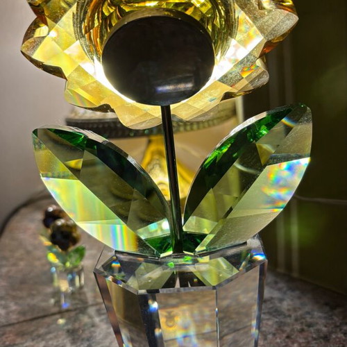 Sunflower Swarovski large 21 cm rare, like new