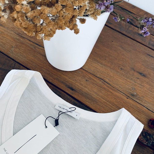 The Line Project white cotton dress new, ideal for summer holidays