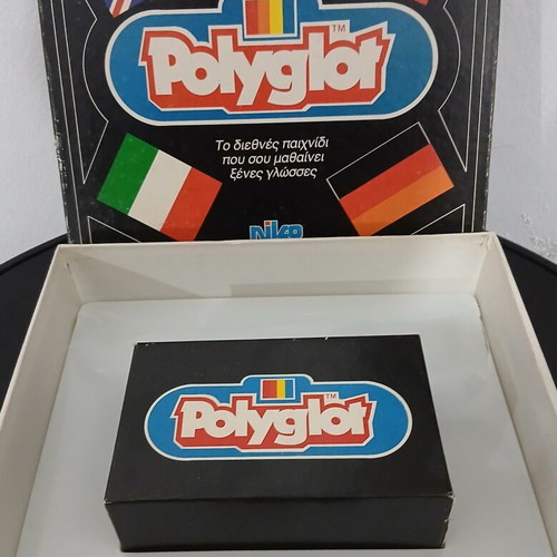 Polyglot board game 90s used, foreign language learning