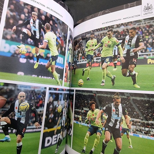 Newcastle United - Manchester City match program used