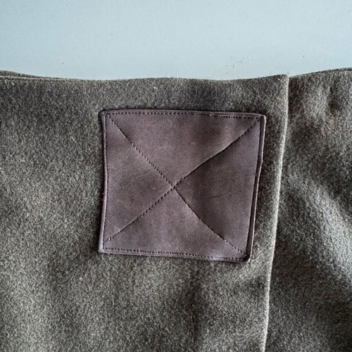 Zara wool skirt used, olive color, size EU 38