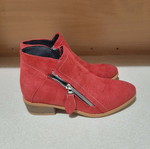 Red ankle boots size 36 new