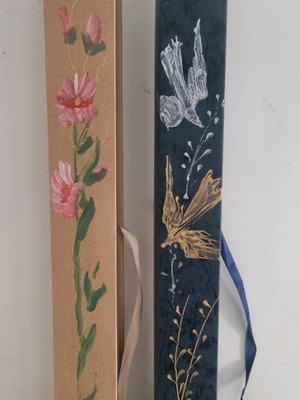 Κουτιά ζωγραφισμένα στο χέρι σαν καινούργια, σετ 2 τεμαχίων