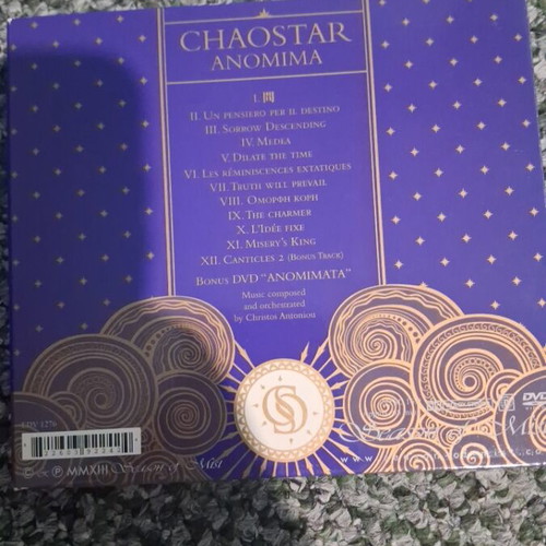 Chaostar Amonima CD like new with bonus DVD