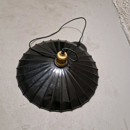 Ceiling light metal black like new