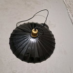 Ceiling light metal black like new