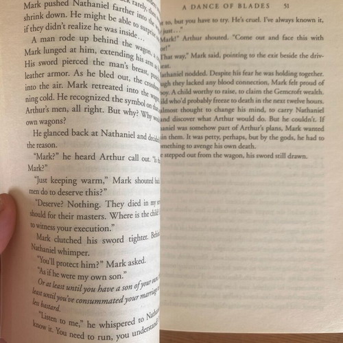 A Dance of Blades book in very good condition