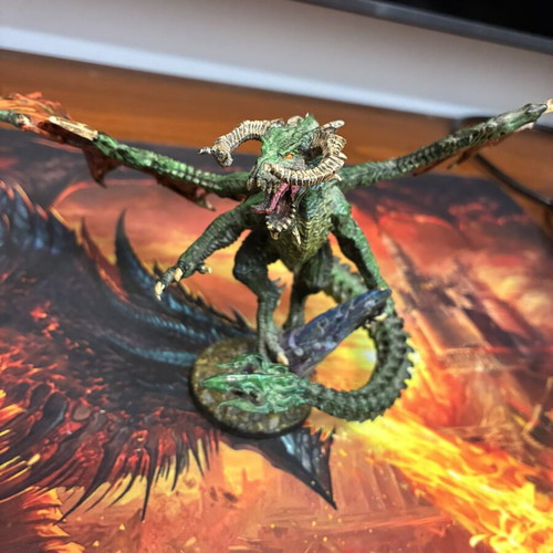Dungeons & Lasers Draculus The Cunning figure like new, hand-painted