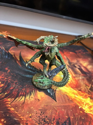 Dungeons & Lasers Draculus The Cunning figure like new, hand-painted